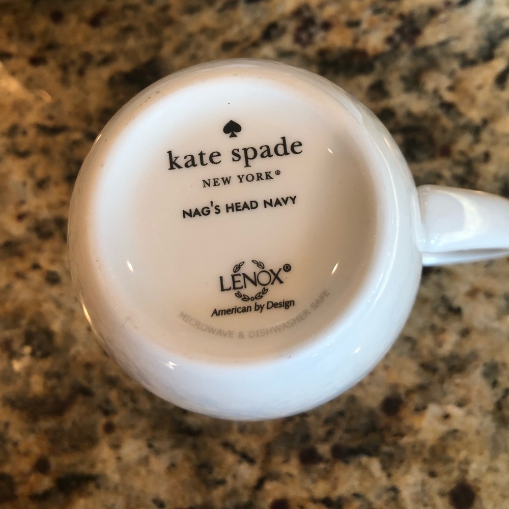 New Kate Spade by Lenox set of 4 coffee mugs 12 oz - Picture 4 of 4